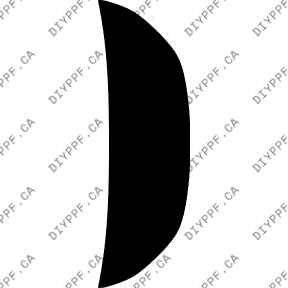 Hood, no badging 2012-2013 Land Rover Range Rover Evoque Dynamic 13-12 2D Cpe PPF