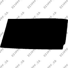 Fender, Left 2012-2013 Land Rover Range Rover Evoque Dynamic 13-12 2D Cpe PPF