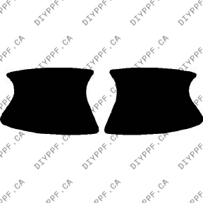 Door Handles 2013-2016 Mercedes-Benz SL w/ washers 16-13 2D Conv PPF