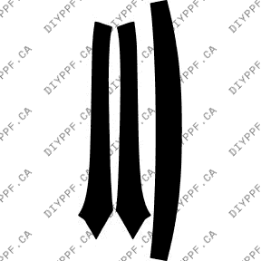 Roof & A Pillar 2013-2016 Mercedes-Benz SL w/ washers 16-13 2D Conv PPF