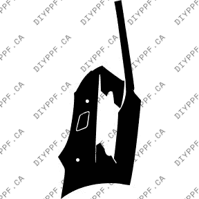 Bumper, Right Sensors 2013-2016 Mercedes-Benz SL w/ washers 16-13 2D Conv PPF