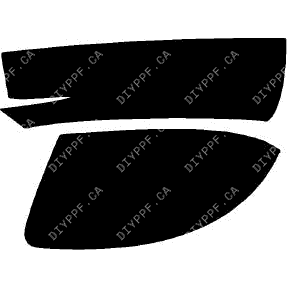 Mirror, Left 2012-2014 Dodge Charger SRT8 14-12 4D Sdn PPF