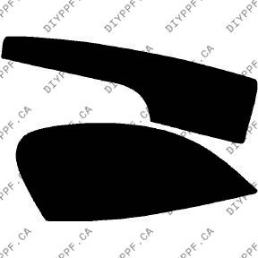 Mirror, Right 2012-2012 Ford Focus SEL/Titanium 12-12 4D HB PPF