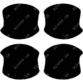 Door Handles 2012-2014 Ford Focus w/ side markers 14-12 4D Sdn PPF