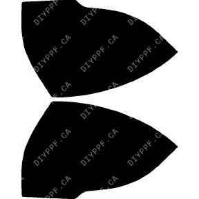 Mirrors 2012-2015 KIA Rio 5 EX w/ convenience package 15-12 4D HB PPF