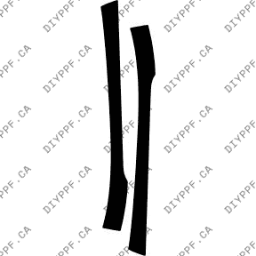 A Pillar 2013-2015 Lexus ES 15-13 4D Sdn PPF