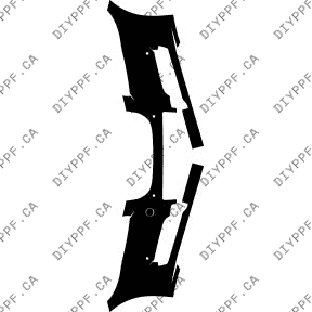 Front Bumper, Sensors 2012-2015 Jaguar XF 15-12 4D Sdn PPF