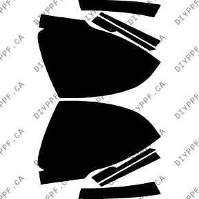 Mirrors 2012-2015 Jaguar XF 15-12 4D Sdn PPF