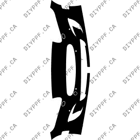 Front Bumper, Sensors 2012-2015 Jaguar XKR w/ washers 15-12 2D Cpe PPF