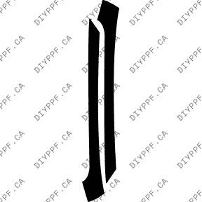 A Pillar 2012-2015 Jaguar XKR w/ washers 15-12 2D Cpe PPF