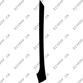 Door, A Pillar Right 2012-2015 Jaguar XKR w/ washers 15-12 2D Cpe PPF