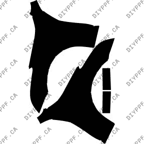 Fenders L & R Full 2015-2019 Cadillac ATS 19-15 2D Cpe PPF