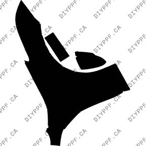 Fenders/Mirrors Full, Right 2015-2019 Cadillac ATS 19-15 2D Cpe PPF