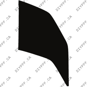 Bumper, Middle Right 2018-2021 Mitsubishi Eclipse Cross 21-18 4D SUV PPF