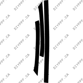 Roof & A Pillar 2013-2014 Ford Mustang GT 14-13 2D Cpe PPF