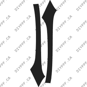 A Pillar 2013-2017 Volkswagen CC w/ washers 17-13 4D Sdn PPF