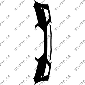 Front Bumper, Sensors 2013-2019 Ford Taurus 19-13 4D Sdn PPF