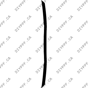 Bumper, Bottom 2013-2019 Ford Taurus 19-13 4D Sdn PPF