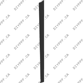 Rocker, Right 2012-2012 Mercedes-Benz GLK w/ chrome package 12-12 4D SUV PPF