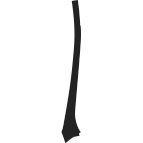 Door, A Pillar Right 2012-2012 Jaguar XFR w/ washers 12-12 4D Sdn PPF