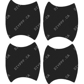 Door Handles 2012-2015 Jaguar XFR 15-12 4D Sdn PPF