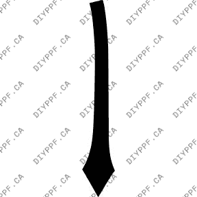 Door, A Pillar Right 2012-2015 Mercedes-Benz ML63 w/ washers 15-12 4D SUV PPF