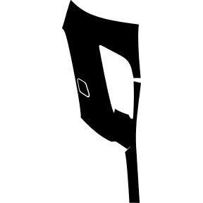 Bumper, Bottom Right 2011-2013 Volvo C70 Inspiration w/ washers 13-11 2D Conv PPF