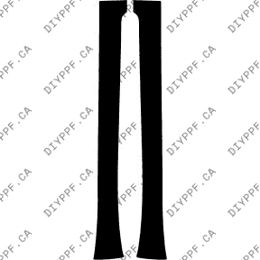 A Pillar 2012-2018 BMW M6 w/ Camera 18-12 2D Conv PPF