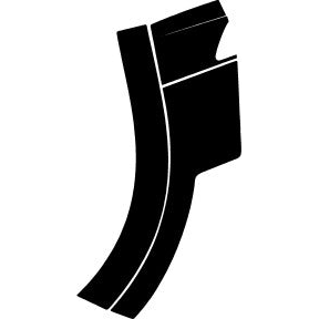 Wheel, Rear Splash Right 2013-2014 Porsche Cayenne GTS w/ washers 14-13 4D SUV PPF