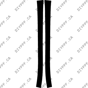 A Pillar 2013-2016 BMW M5 w/ washers 16-13 4D Sdn PPF