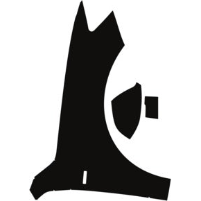 Fender/ Mirror S-Line Badge, Right Full 2013-2017 Audi Q5 17-13 4D SUV PPF