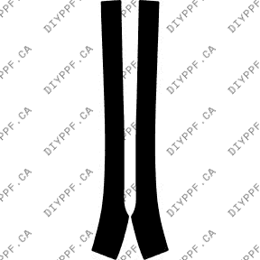 A Pillar 2013-2015 BMW X1 M Sport w/ washers 15-13 4D SUV PPF