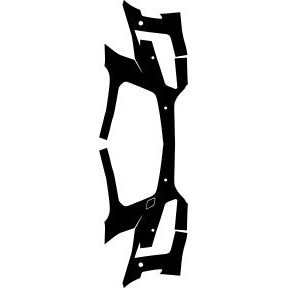 Bumper, Sensors 2014-2019 Cadillac CTS 19-14 4D Sdn PPF