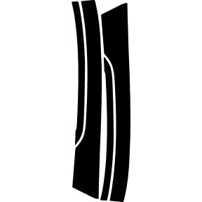 A Pillar 2013-2015 Chevrolet Spark 15-13 4D HB PPF