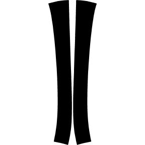 A Pillar 2014-2023 Lexus GX w/ washers 23-14 4D SUV PPF