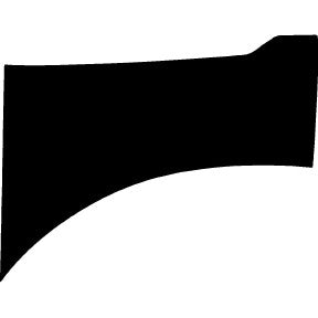 Wheel, Front Splash Left 2014-2016 Mazda Mazda3 16-14 4D Sdn PPF