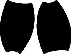 Door Handles 2013-2017 Maserati GranTurismo Sport w/ washers 17-13 2D Cpe PPF