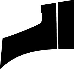 Wheel, Front Splash Left 2016-2017 Chevrolet SS 17-16 4D Sdn PPF