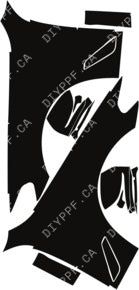 Fenders/Mirrors Full, Left & Right 2017-2020 BMW 5 Series 20-17 4D Sdn PPF