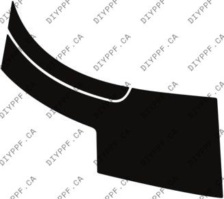 Wheel, Rear Splash Right 2016-2019 BMW X1 M Sport 19-16 4D SUV PPF