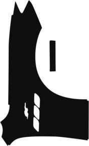 Fenders/Mirrors Full, Right 2017-2023 Maserati Quattroporte S/GT 23-17 4D Sdn PPF