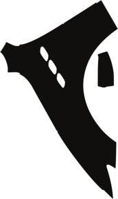 Fenders/Mirrors Full, Left 2017-2024 Maserati Levante GT 24-17 4D SUV PPF