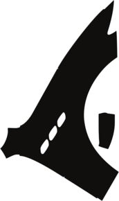 Fenders/Mirrors Full, Right 2017-2024 Maserati Levante GT 24-17 4D SUV PPF