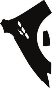 Fender/Mirror w/ Badge, Left Full 2017-2024 Maserati Levante GT 24-17 4D SUV PPF