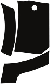 Wheel, Rear Splash, Left, Sensors 2019-2023 Audi Q8 S-Line/SQ8 23-19 4D SUV PPF