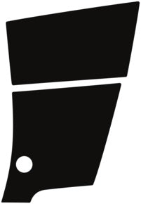 Wheel, Rear Splash, Right, Sensors 2019-2021 Audi A8 w/ washers 21-19 4D Sdn PPF