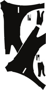 Fenders/Mirrors Hybrid Badge L & R Full 2018-2020 Acura RLX 20-18 4D Sdn PPF