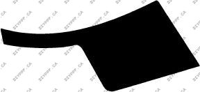 Wheel, Rear Splash Right 2014-2018 BMW X5 xLine w/ 4 sensors 18-14 4D SUV PPF