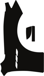 Fenders/Mirrors Full, Right 2018-2024 Maserati Ghibli Modena Ultima/Trofeo 24-18 4D Sdn PPF