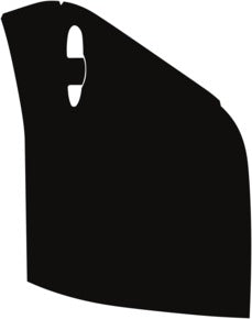 Door, Full Rear Left 2018-2024 Maserati Ghibli Modena Ultima/Trofeo 24-18 4D Sdn PPF